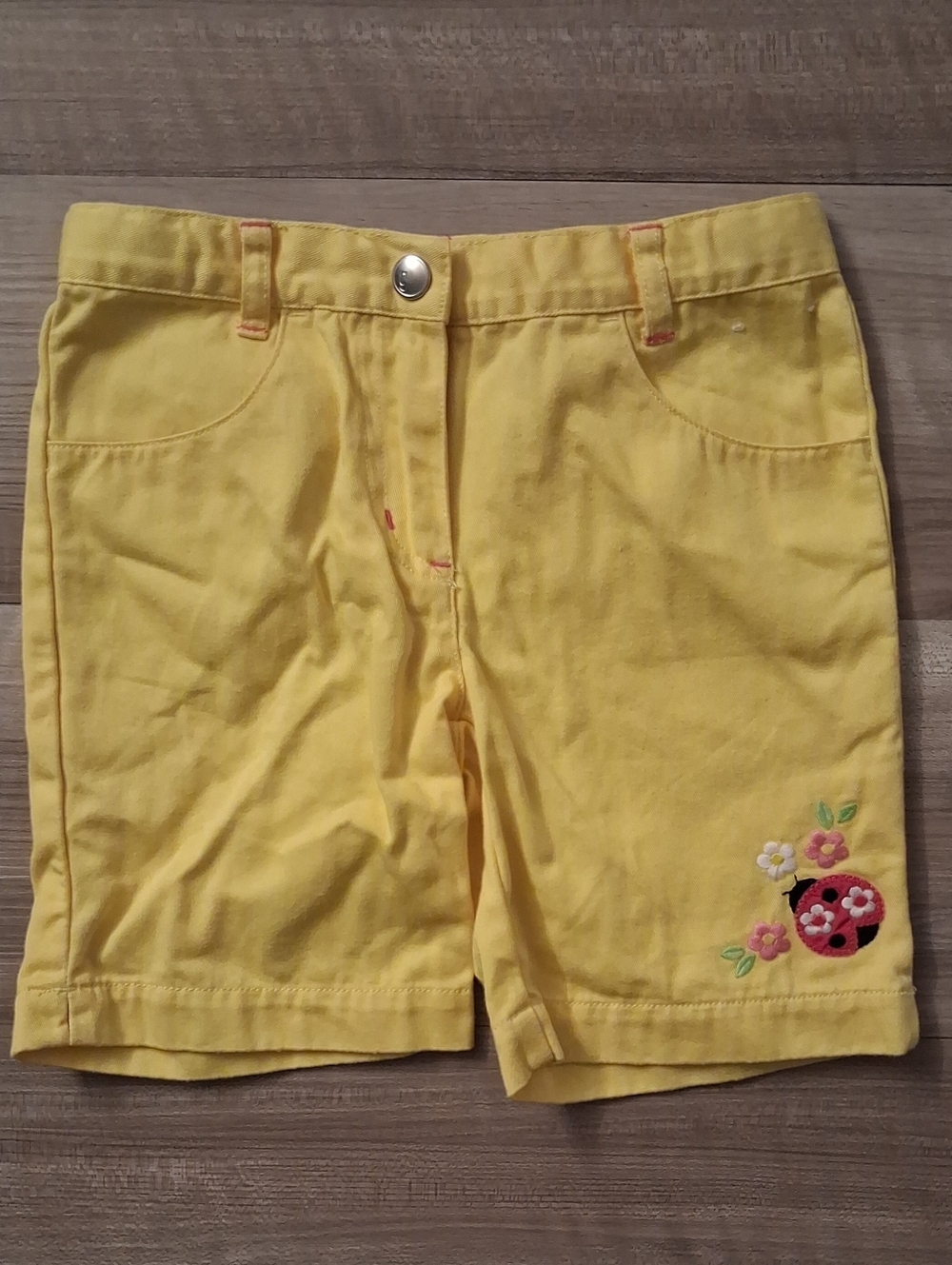 Gymboree Pretty Lady Ladybug Bermuda Short Size 4 Embroidery (N)